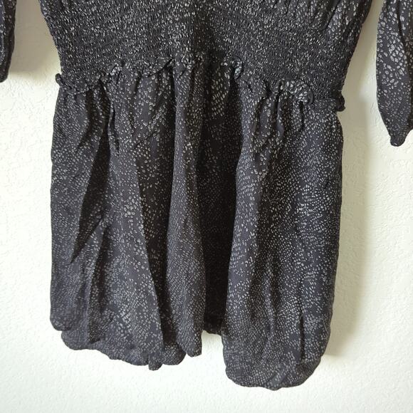 Rails Inez Dress Slate Python Womens Dress Snake Print Mini Revolve Medium EUC - Picture 4 of 9